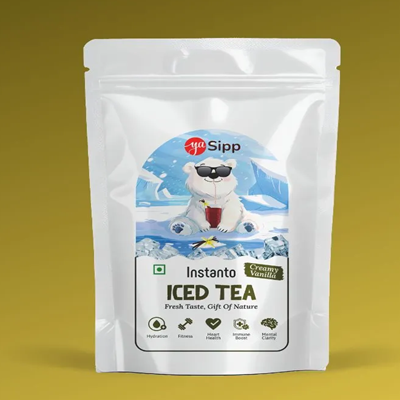 Vanilla Instant Iced tea Powder - Creamy Iced Tea