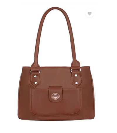 Women Beige Shoulder Bag - Regular Size