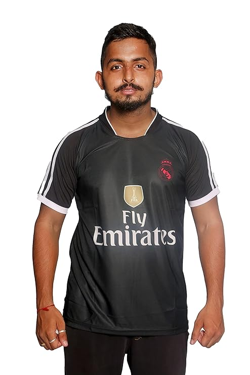 Black Chinese Collar t-Shirt | Chinese Neck | Gym,Athletics,Track Events,Cycling,Football & All Games