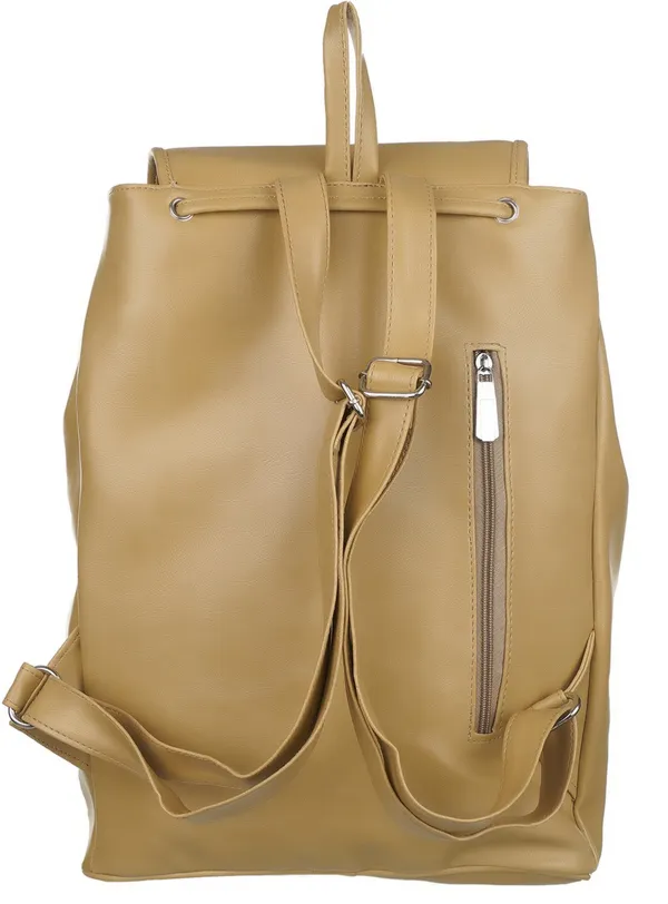 Artificial Leather Casual Purse Fashion School Leather Backpack Shoulder Bag