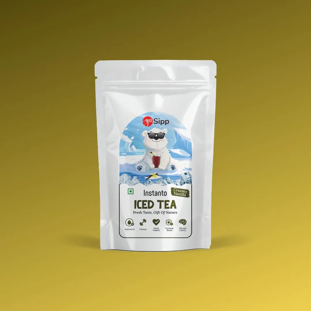 Vanilla Instant Iced tea Powder - Creamy Iced Tea