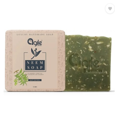 Neem Soap / Handmade soap / 100% Natural & cold processed soap / Anti-acne & Anti-scar / Moisturising / Anti-bacterial  (120 g)
